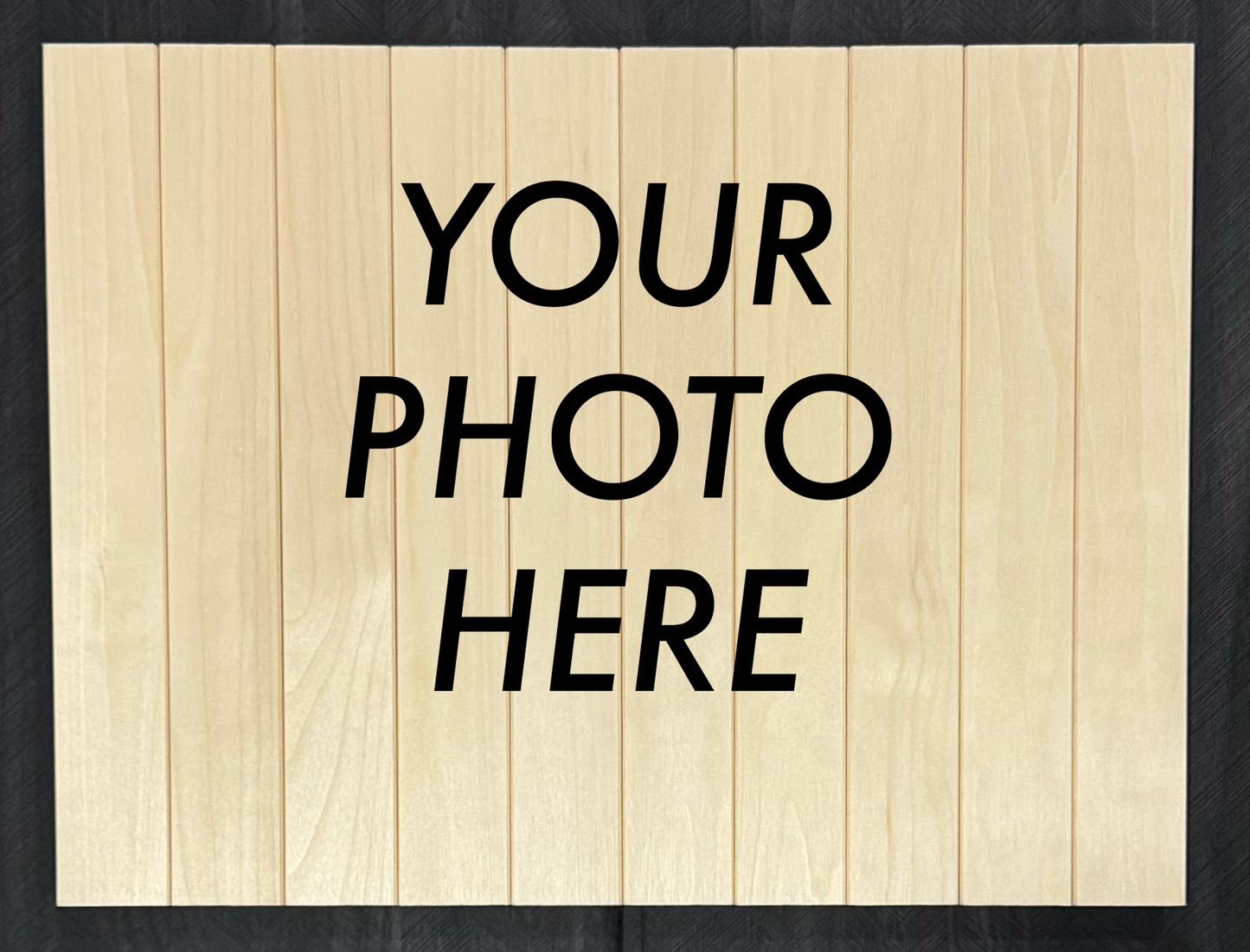 12x16 Slatwood Art - Custom Photo Print (2 Pieces)