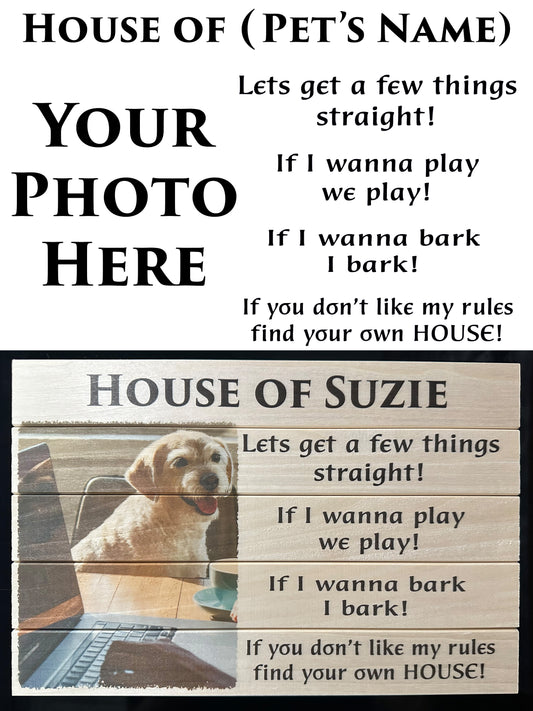 House of DOG board (8" x 12")