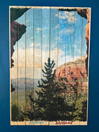 Wall Display Wood Photo Board - Custom Print (16x24, Four-Piece)