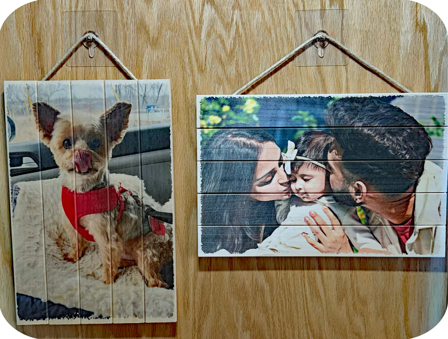 Original Wood Photo Board - Custom Print (8x12)