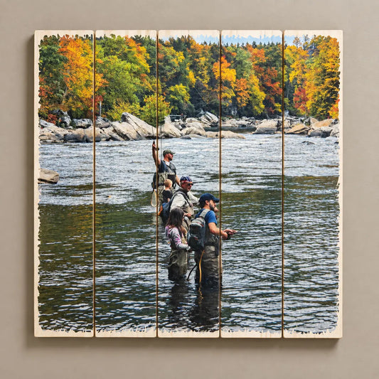 Mini Square Wood Photo Board (8×8)