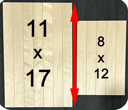 11x17 Slatwood Art - Custom Photo Print (Single Piece)