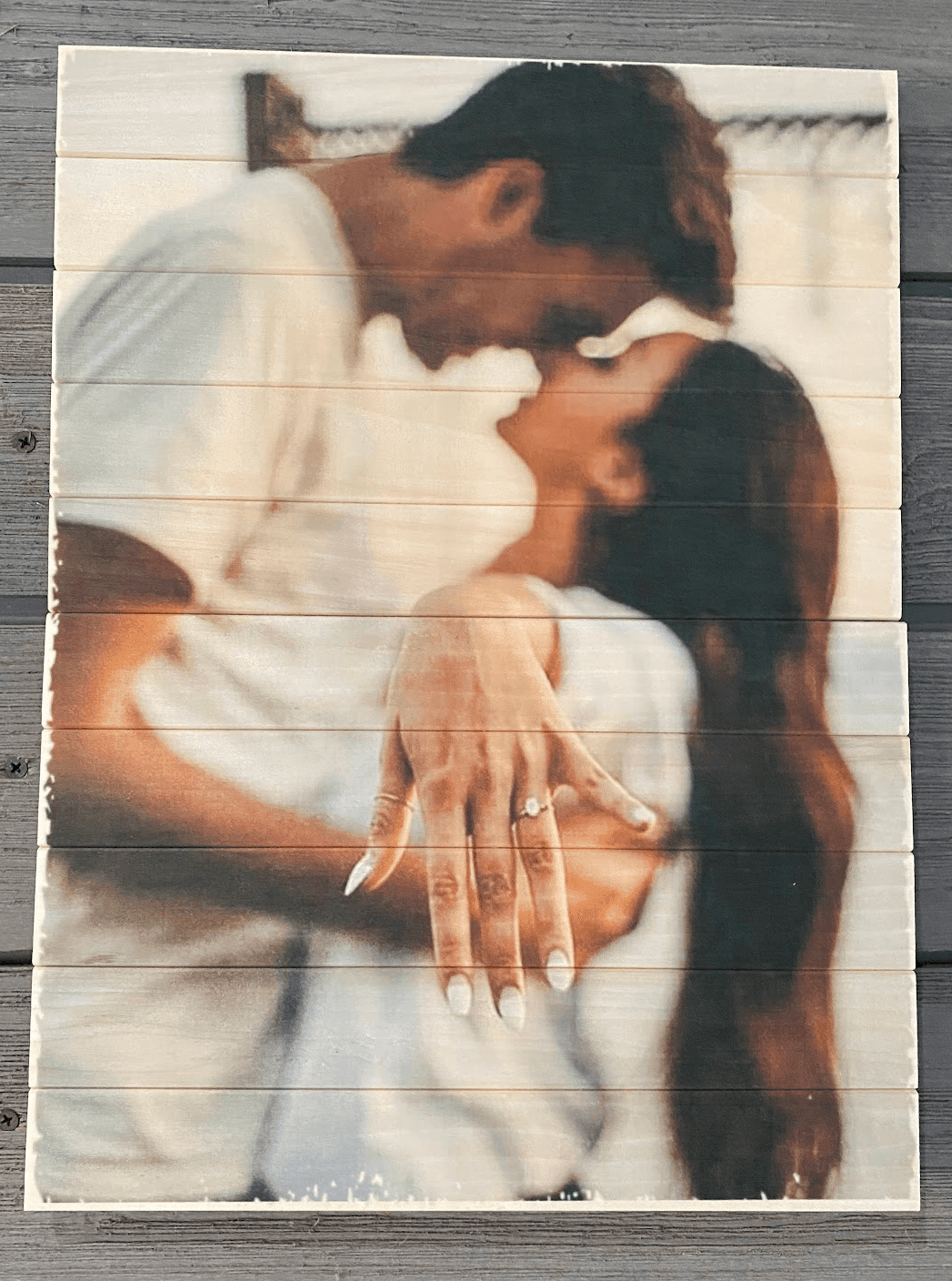 12x16 Slatwood Art - Custom Photo Print (2 Pieces) - Memory Makers Unlimited