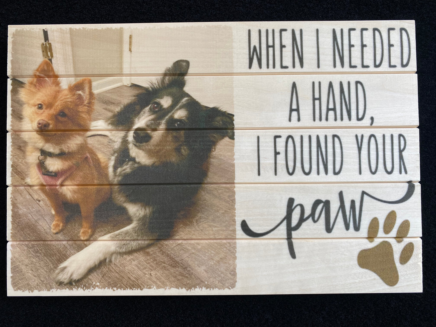 When I needed a hand, I found your PAW slatwood memory board (8" x 12")