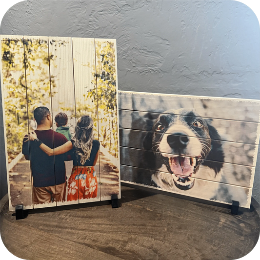 Original Wood Photo Board (8×12)