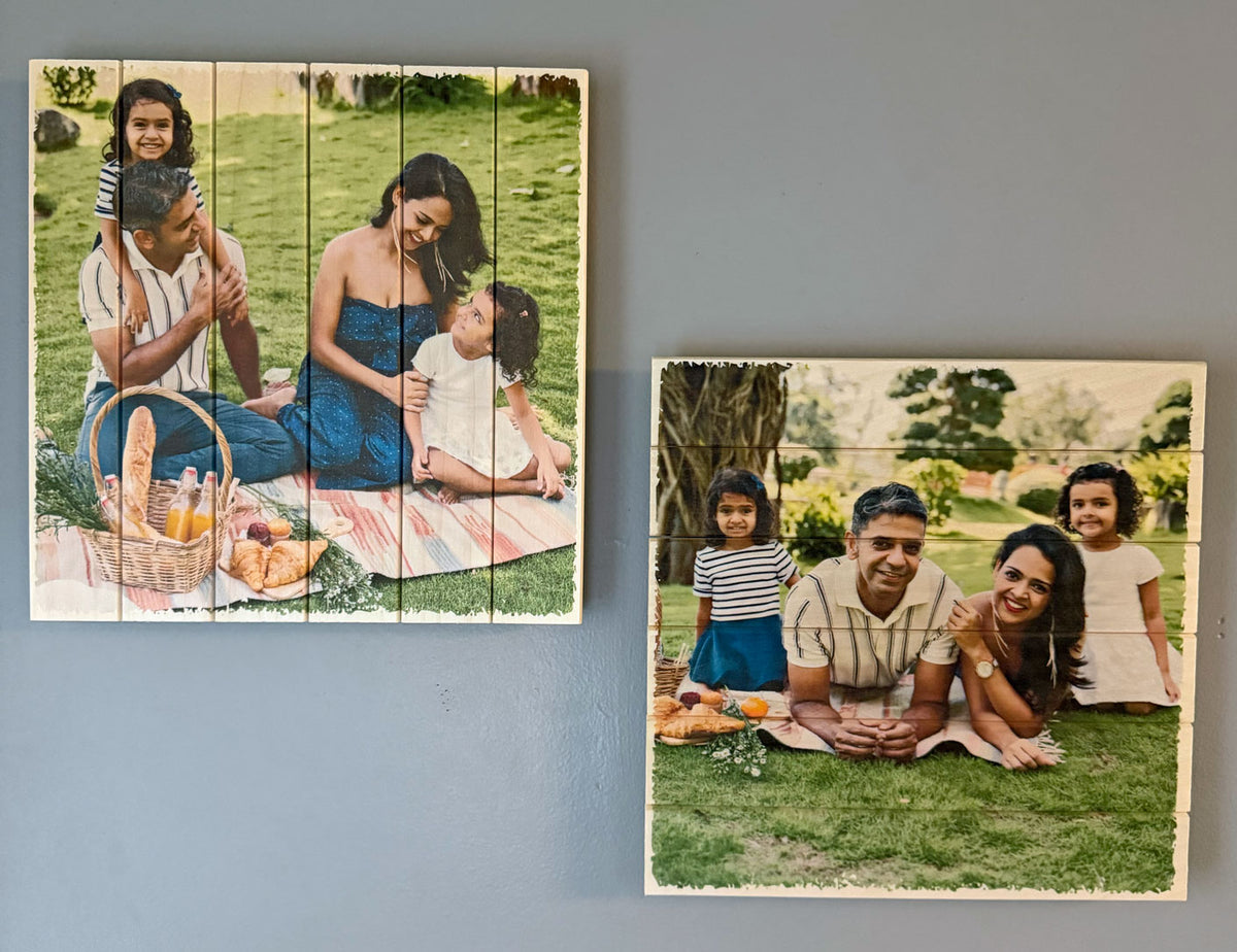 Square Wood Photo Board (9.5×9.5)