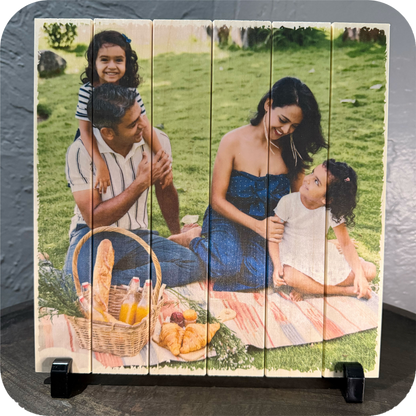 Square Wood Photo Board (9.5×9.5)