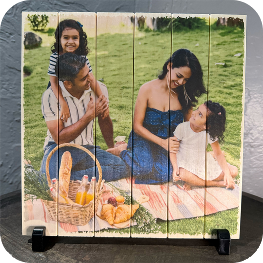 Square Wood Photo Board (9.5×9.5)