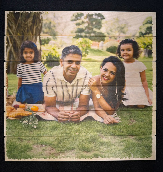 Square Wood Photo Board (9.5×9.5)