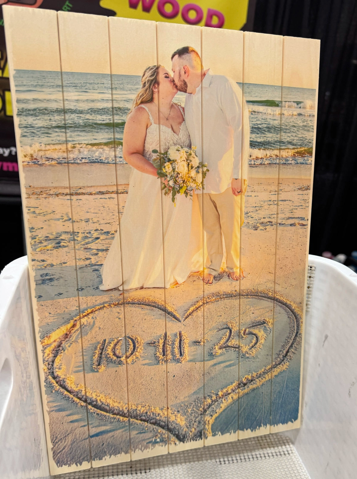 Large Wood Photo Board - Custom Print (11x17)