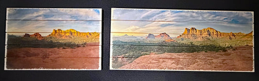 Panorama Wood Photo Board - Custom Print (8x18.5)