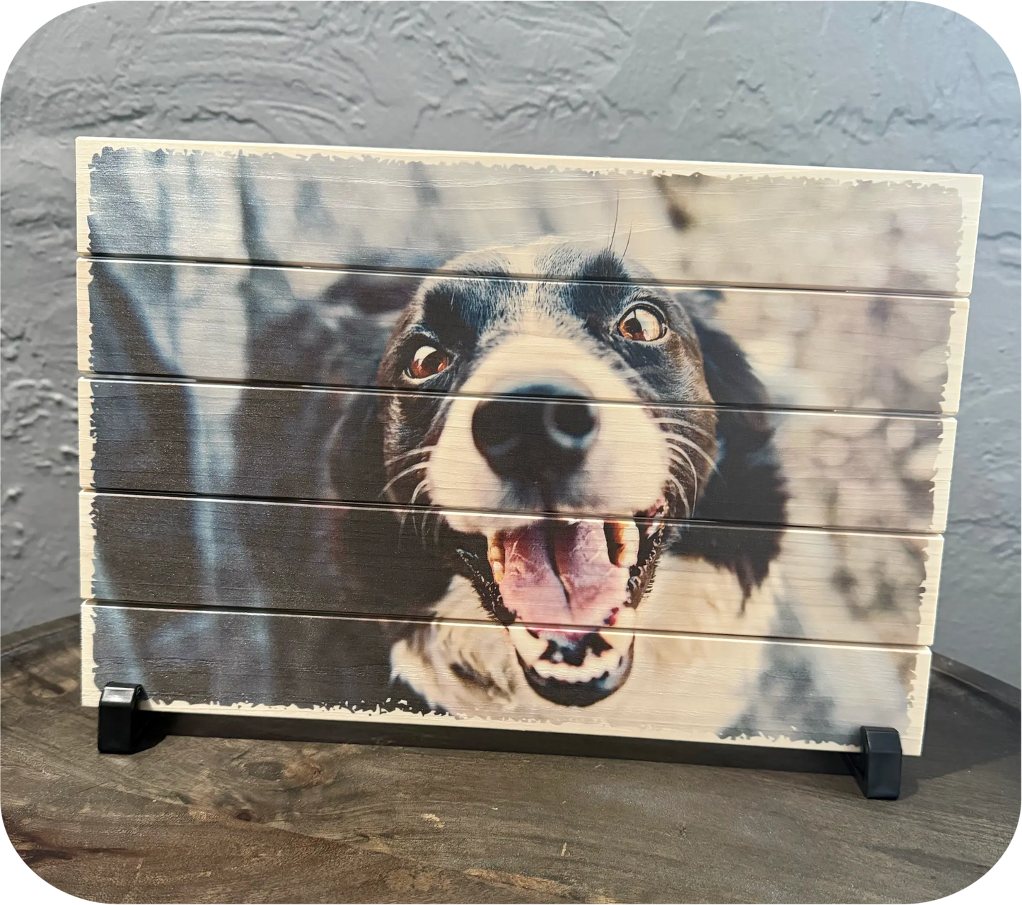 Original Wood Photo Board - Custom Print (8x12)