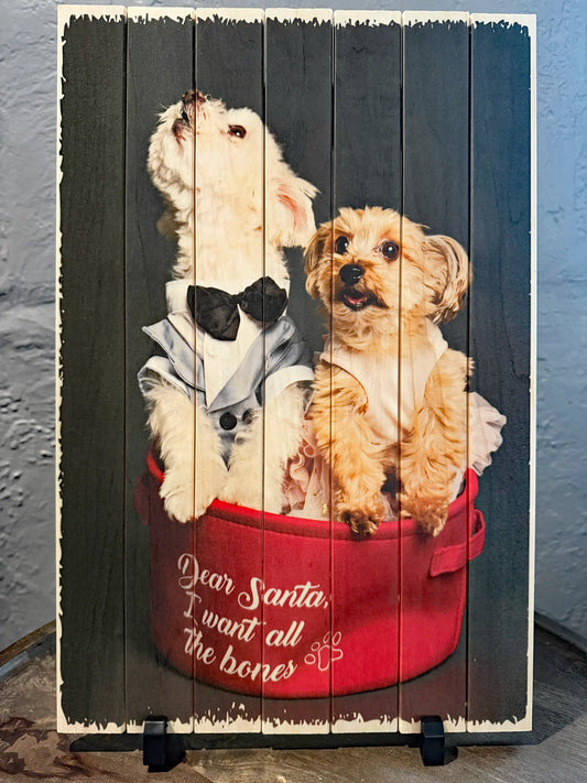 Large Wood Photo Board - Custom Print (11x17, One-Piece)