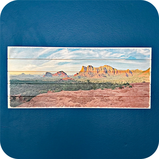 Panoramic Wood Photo Board (8×18.5)
