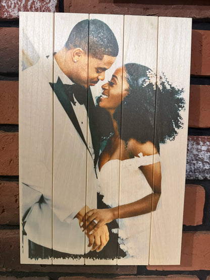 Original Wood Photo Board (8×12)